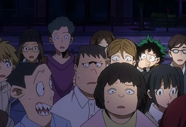 Кадры из аниме Моя геройская академия  1 сезон