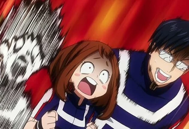 Кадры из аниме Моя геройская академия  1 сезон