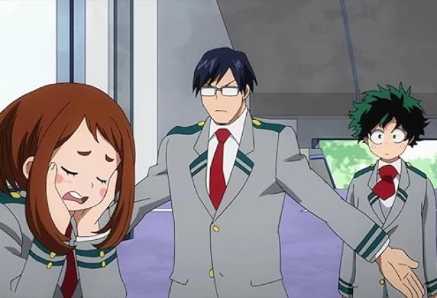 Картинка из аниме Моя геройская академия  2 сезон 1 серия