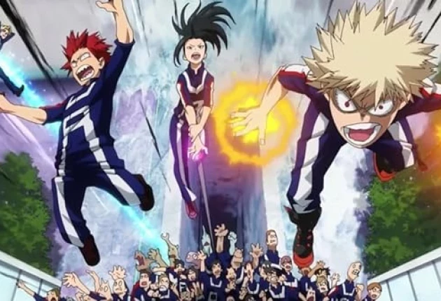 Картинка из аниме Моя геройская академия  2 сезон 2 серия